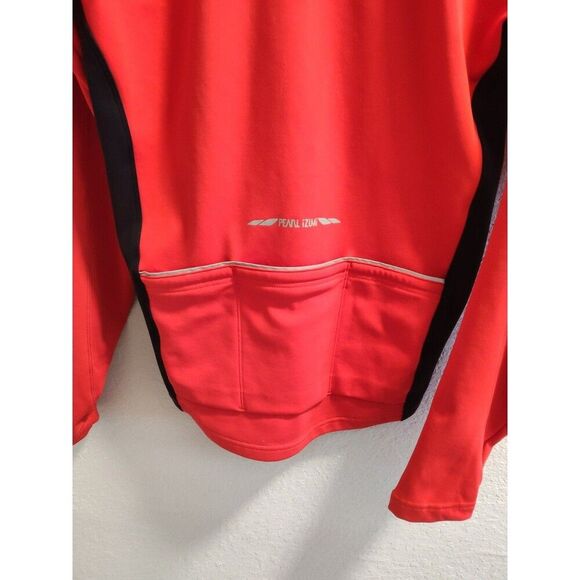Pearl izumi Full Zip Women's Small Red and Black Cycling Jacket Back Pockets - Picture 6 of 6